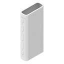 Power Bank Case For Xiaomi Silicone Cover 20000mAh External Battery Pack for Xiao mi PLM07ZM/PB2050ZM/PLM18ZM  ourlum.com WHITE  