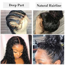 Luxurious Deep Wave Curly Lace Front Wig for Beauty