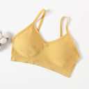 Sleek Seamless Push-Up Tube Top Bra for Women - Comfort and Style Combo  Our Lum Pad yellow L 