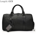 Big Capacity Genuine Leather Travel Bag For Men Women Stylish