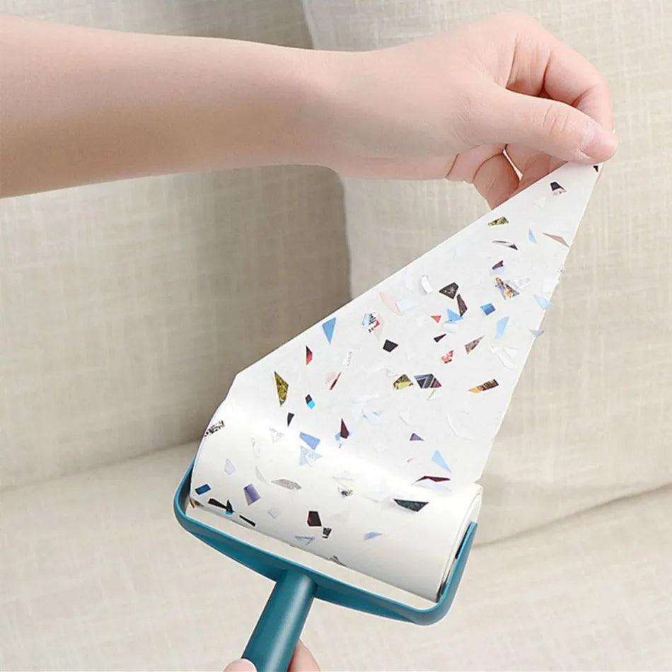 Tearable Sticky Roller Brush Pet Hair Remover Clothes Cleaning Plush Razor  ourlum.com   