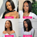 Gabrielle Short Bob Lace Front Human Hair Wig 13x4 Frontal