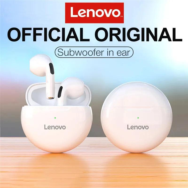 Lenovo HT38 Wireless Bluetooth Earbuds with AI Control and Dual Mic Noise Reduction  ourlum.com   