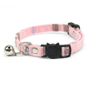 Adjustable Cat Collar with Bell | Cotton Security Snap SEO - Stylish, Safe, Comfortable, Customizable  ourlum.com   