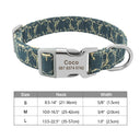 Personalized Nylon Dog Collar with Free Engraving: Stylish & Safe Pet Accessory  ourlum.com 217HBLUE8 S 