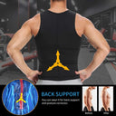 Men's Slimming Waist Trainer Vest Sauna Effect Shapewear