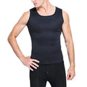 Plus Size Mens Thermal Body Shaper Slimming Tops S-3XL