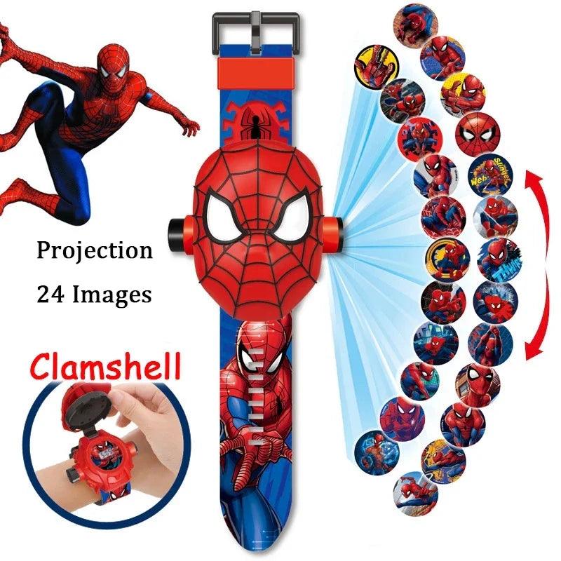 3D Superheroes Interactive Watch: Disney Cartoon Timepiece  ourlum.com   