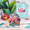 3D Animals Pop-up Cards: Butterflies, Unicorns, Cats & Dogs Gift  ourlum.com Flamingo  