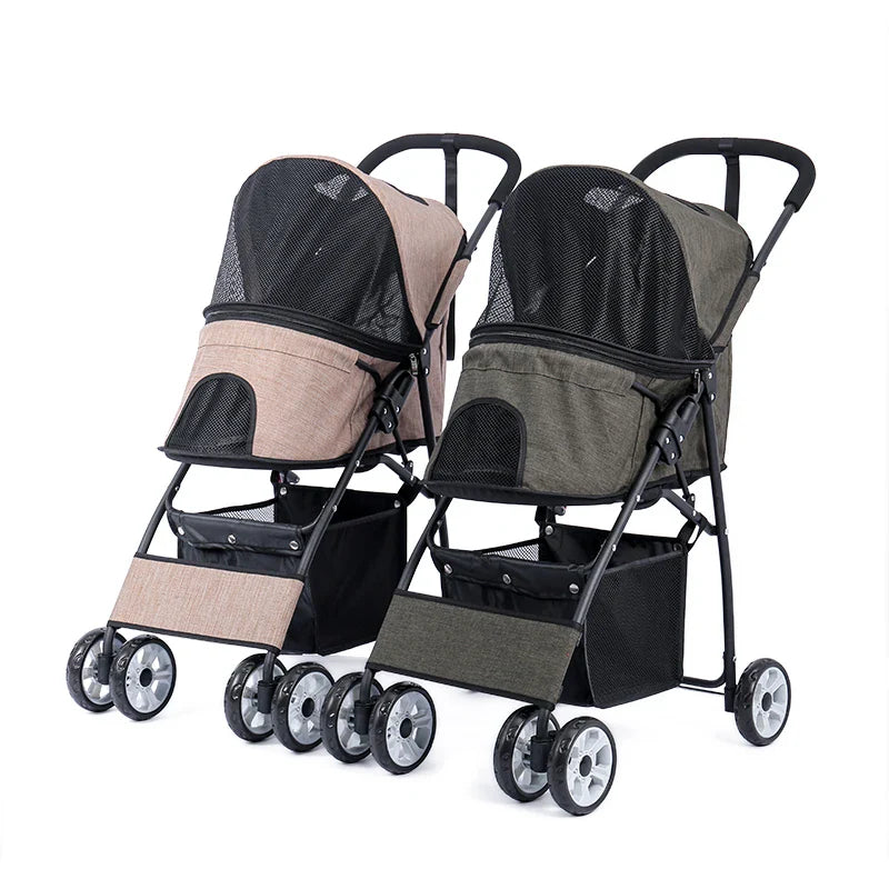 Pet Carrier Stroller: Ultimate Outdoor Solution for Cats & Dogs  ourlum.com   