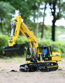 Motorized Excavator Building Kit for Kids Remote Control Fun