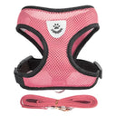 Adjustable Mesh Dog Harness: Comfortable Polyester Leash for Small Medium Pet  ourlum.com Pink S(1.5-2.5 kg) 