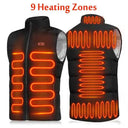 9 Heated Vest Zones Electric Heated Jackets For Men Women