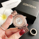 Luxury Gold Rhinestone Women's Watch Timeless Elegance