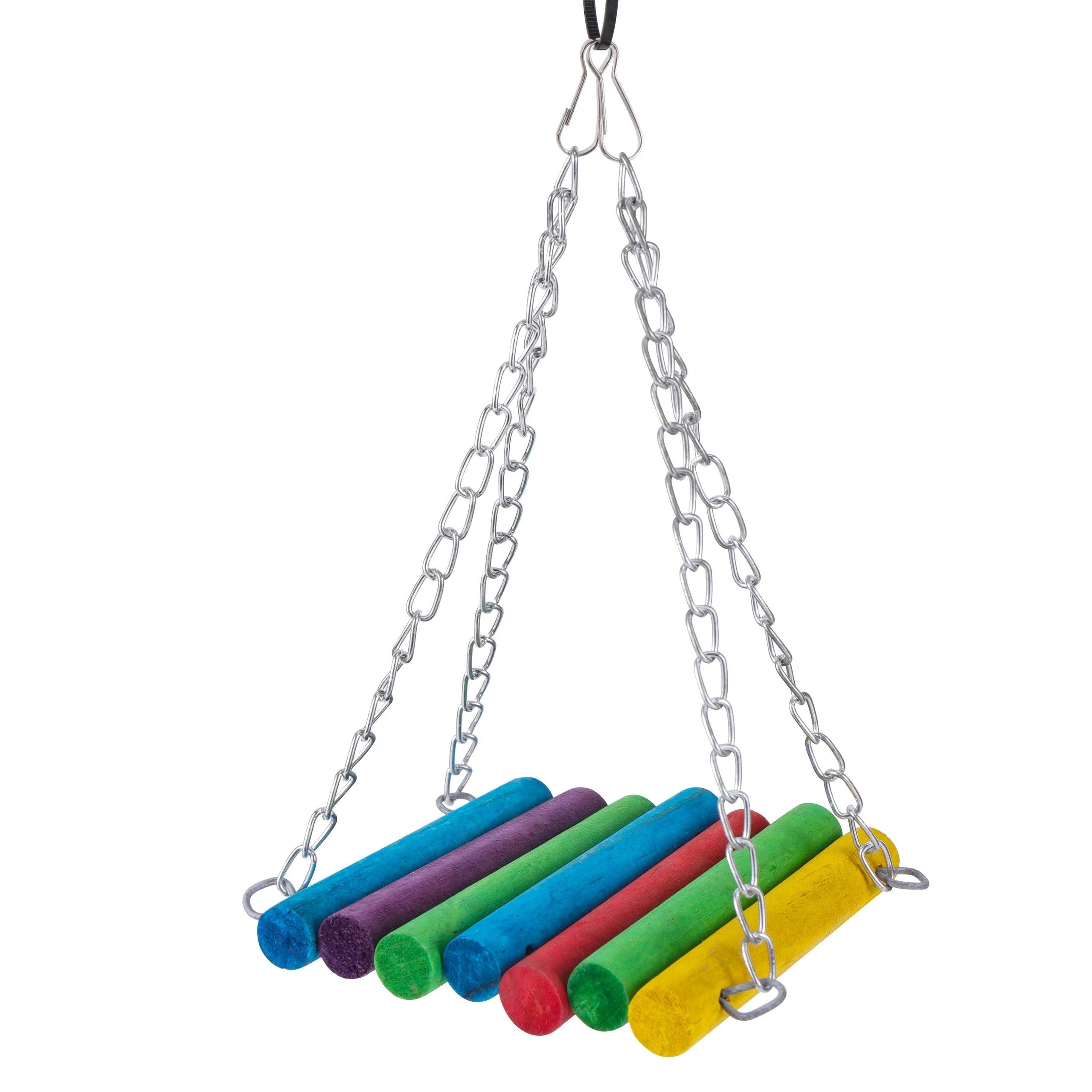 Parrot Swing & Chew Toys Set: Diverse, Safe, Multi-Functional & Easy Installation  ourlum.com   