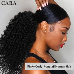 Afro Kinky Curly Drawstring Ponytail: Premium Remy Hair for Black Women