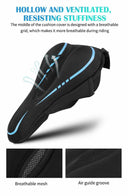 Comfortable 3D Gel Bicycle Saddle Cover for Mountain Bikes