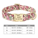 Personalized Nylon Dog Collar with Free Engraving: Stylish & Safe Pet Accessory  ourlum.com 120be S 