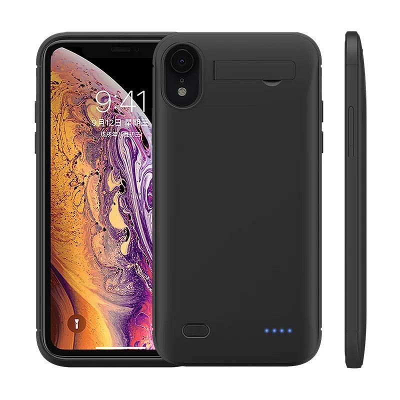 Ultra Thin Battery Charger Case for iPhone 6 6S 7 8 Plus Battery Case for iPhone X XS Max XR SE 2020 Power Bank Charging Case  ourlum.com   