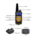 800m Waterproof Anti Bark Dog Training Collar with Remote Control  ourlum.com   