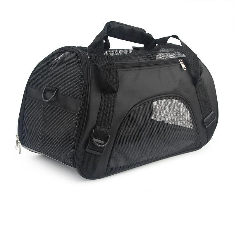 Pet Travel Companion Bag - Pink Dog & Blue Cat Carrier with Breathable Design  ourlum.com   