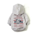 Winter Cotton Dog Hoodies: Stylish & Warm Pet Clothing for French Bulldogs  ourlum.com Light Grey S 