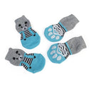 Cozy Anti-Slip Dog Socks for Small-Medium Paws Warmth