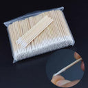 Precision Beauty Makeup & Tattoo Removal Swab with Wood Handle