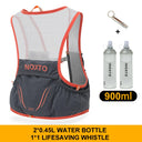 Ultra-Lightweight Hydration Vest Backpack for Running Biking and Hiking 2.5L Capacity by INOXTO