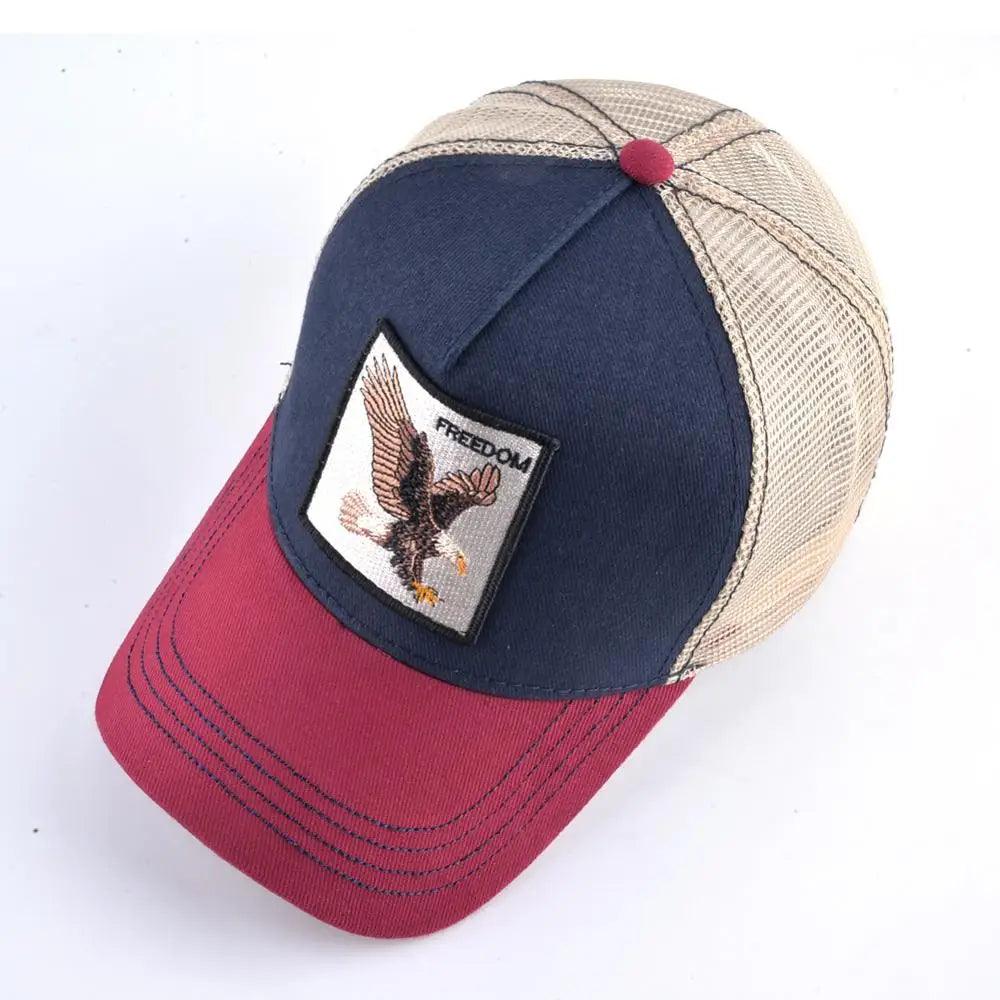 Fashion Animals Embroidery Snapback Hip Hop Baseball Cap: Trendy Streetwear Style  ourlum.com   