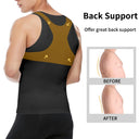 Men's Slimming Body Shaper Corset Vest Shirt Compression