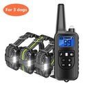 Rechargeable Dog Training Collar: Waterproof Barking Control with Remote & LCD Display  ourlum.com For 3 dogs US Plug United State