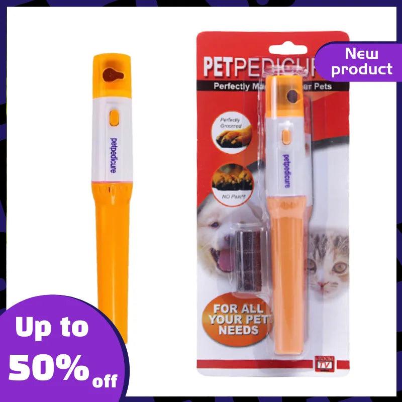 Electric Pet Nail Clipper & Polisher for Cat Dog Grooming Essentials  ourlum.com   