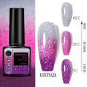 Color-Changing Glitter Gel Polish Set: Mesmerizing Effects