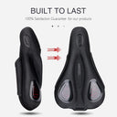 Comfortable Bicycle Saddle Cover with Memory Foam Gel Cushion