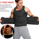 Men's Sauna Vest for Fat Burning - Slimming Waist Trainer