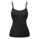 Adjustable Cotton Cami with Shelf Bra Women's Tank Top