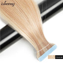 Isheeny Blonde Human Hair Tape In Extensions 12 to 24 Inches