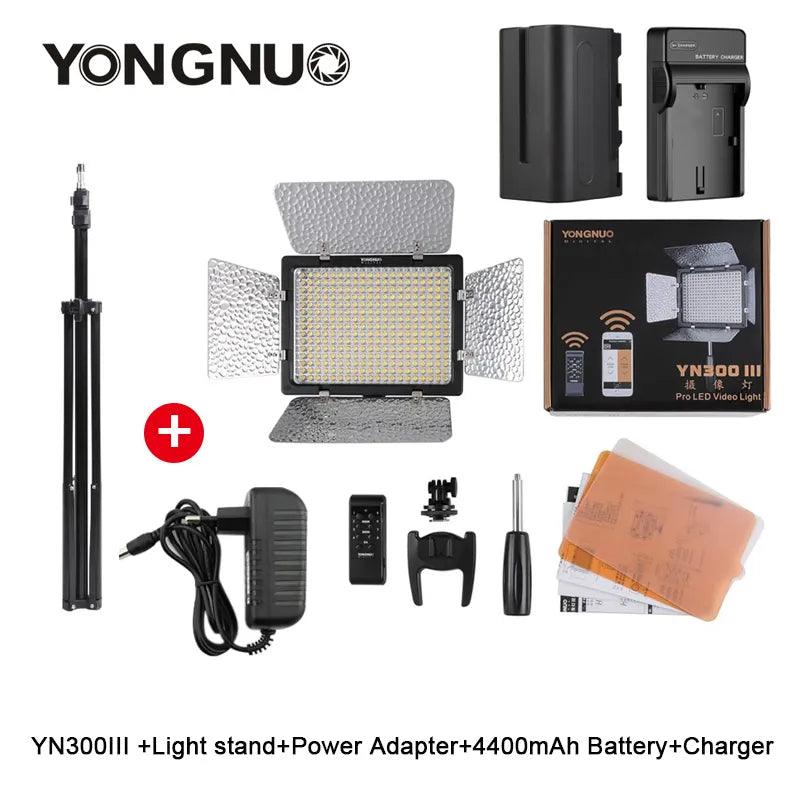 YongNuo LED Video Light Kit with Wireless Remote Control and Mobile App Integration  ourlum.com Kit 8  