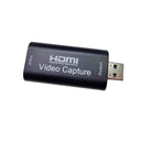 4K Video Capture Card: High-Res USB HDMI Recorder for Live Streaming  ourlum.com Plastic Black  