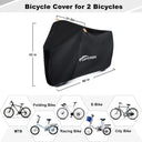 Double Bike Cover: Ultimate UV and Waterproof Protection