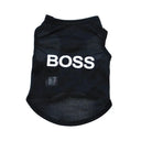 Summer Black Dog Vest for Small Breeds: Stylish, Breathable, Trendy Design  ourlum.com Black Boss XS 