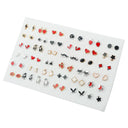 Women Acrylic Crystal Stud Earrings Set: Trendy Small Studs for Fashionable Women  ourlum.com 20  