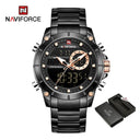 NAVIFORCE Stylish Quartz Men's Sports Watch Luxury Military Timepiece