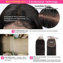 Premium Brazilian Straight Human Hair Bundle Set with Closure