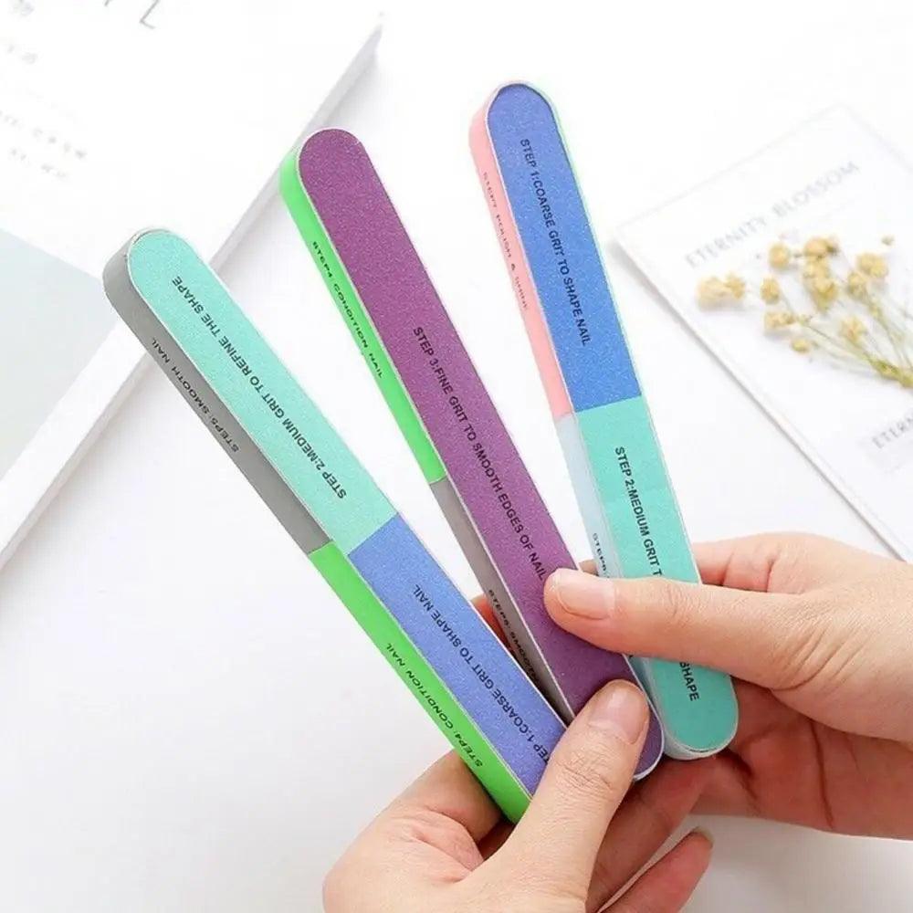 Nail polish buffer Nail Art Sanding Files Buffer Block Manicure Pedicure Tools Sand Surface Sponge Nail File  ourlum.com   