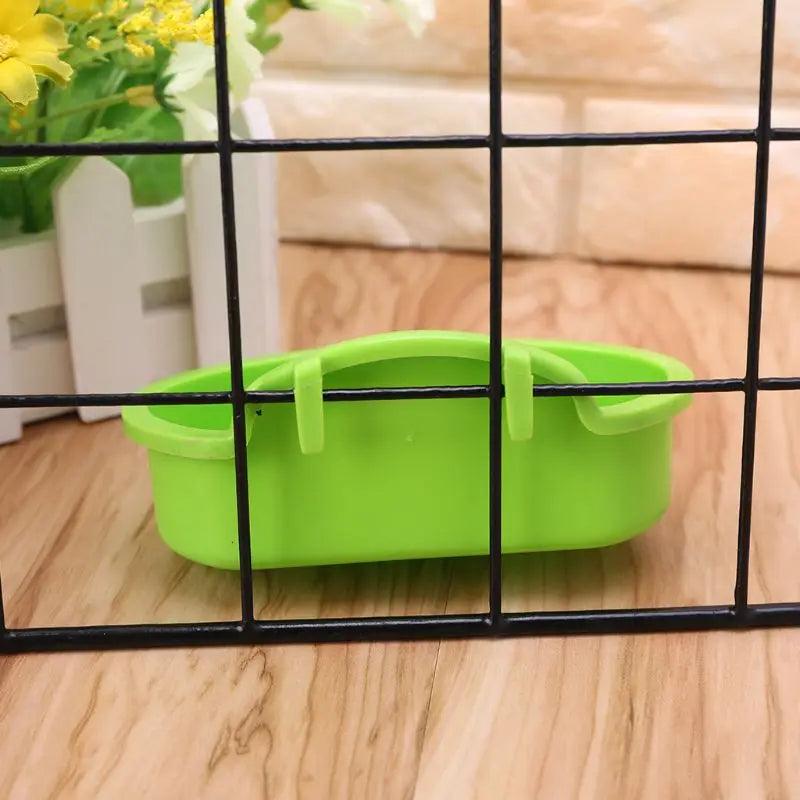 Bird Hamster Cage Hanging Feeder Bathing Tools: Hygienic & Colorful Pet Accessory  ourlum.com   