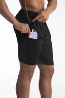 Summer 2024 Running Shorts Men 2 in 1 Quick Dry Gym Shorts