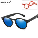 YouthFlex Polarized Sunglasses for Kids-Flexible Silicone Frame-UV400 Protection-Fashionable Shades-Eyewear for Boys and Girls  ourlum.com black blue gray  