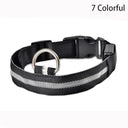 LED Glow Safety Dog Collar: Bright Night Light for Pets  ourlum.com 7Colorful XS 28-38 cm 